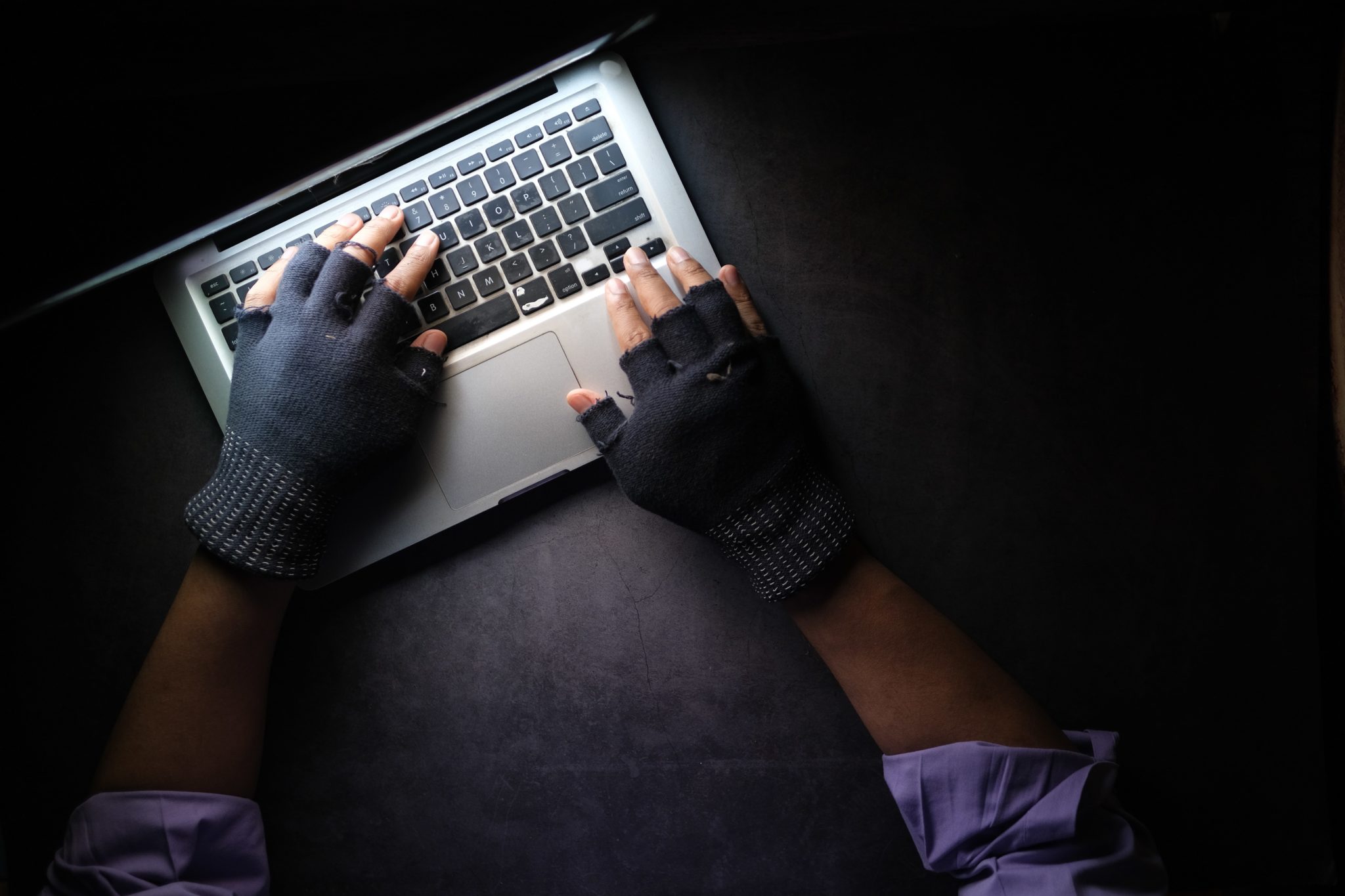 Hacker Committing Cybercrime