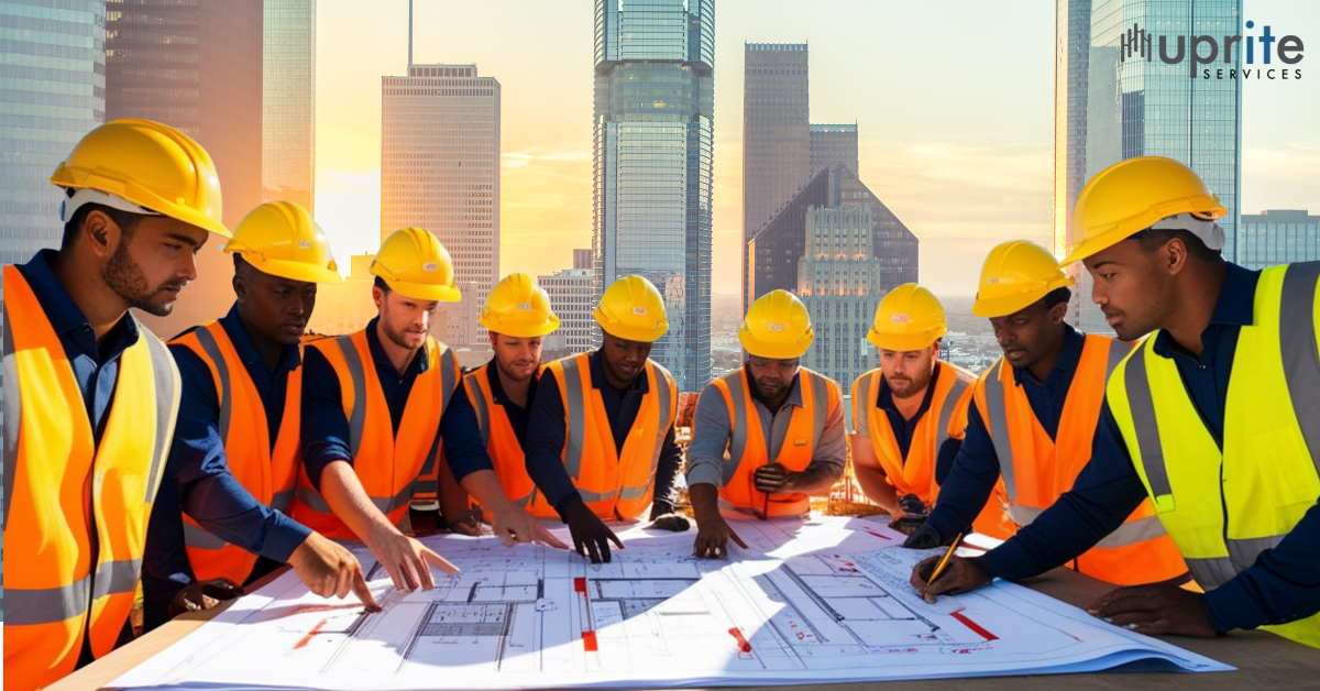 Engineering team in Houston using CAD software with managed IT support