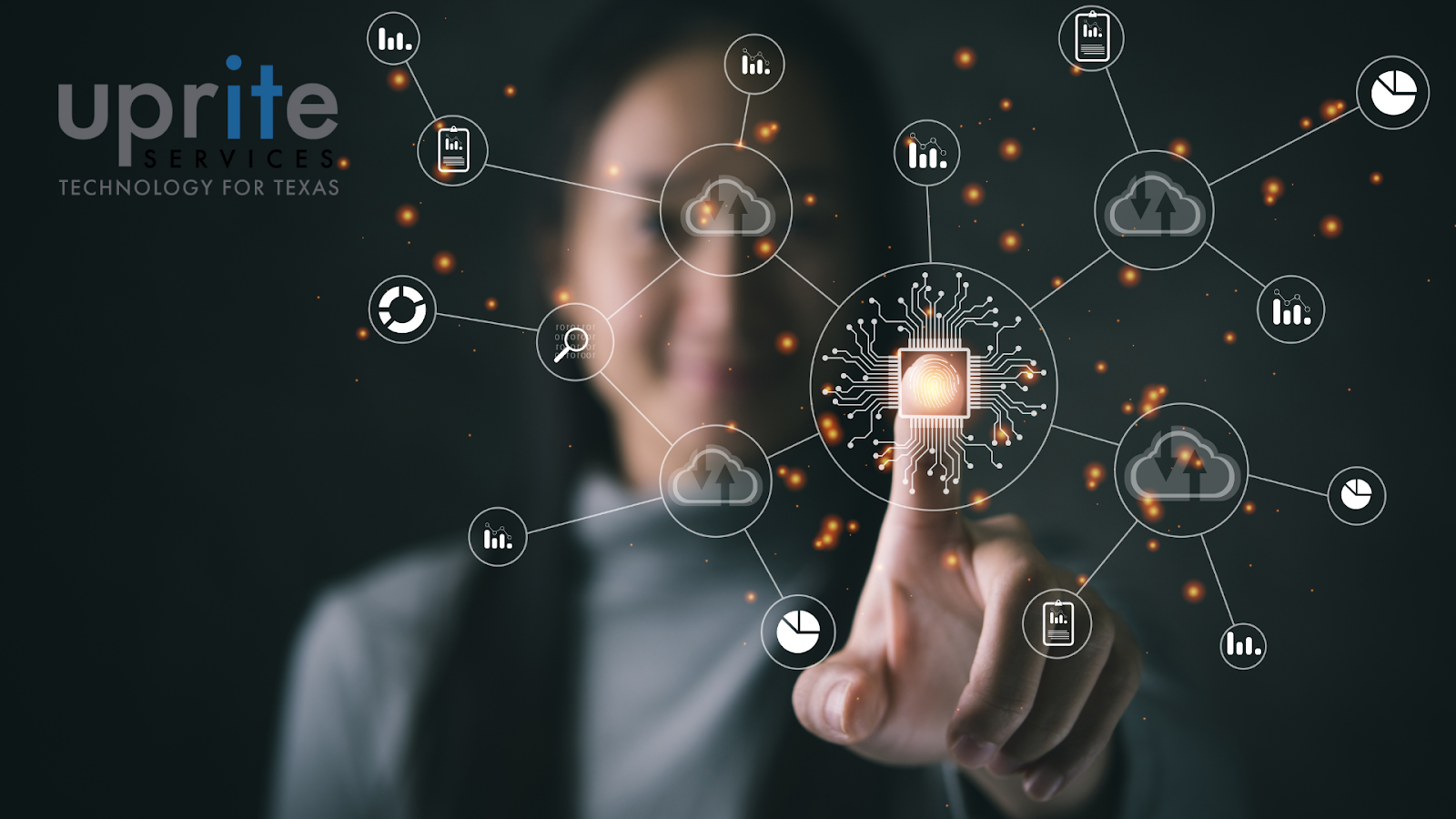 Featured image-Managed IT Services Trends in 2025 2025 managed IT services trends dashboard showing AI cybersecurity cloud compliance